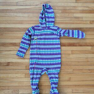 Patagonia fleece onesie bodysuit bunting 18-24 months